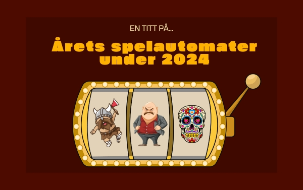 Ett urval av årets spelautomater under 2024 som har blivit populära.